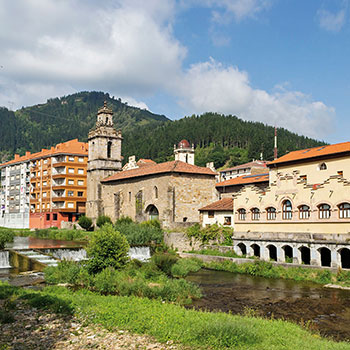 Balmaseda with a dog